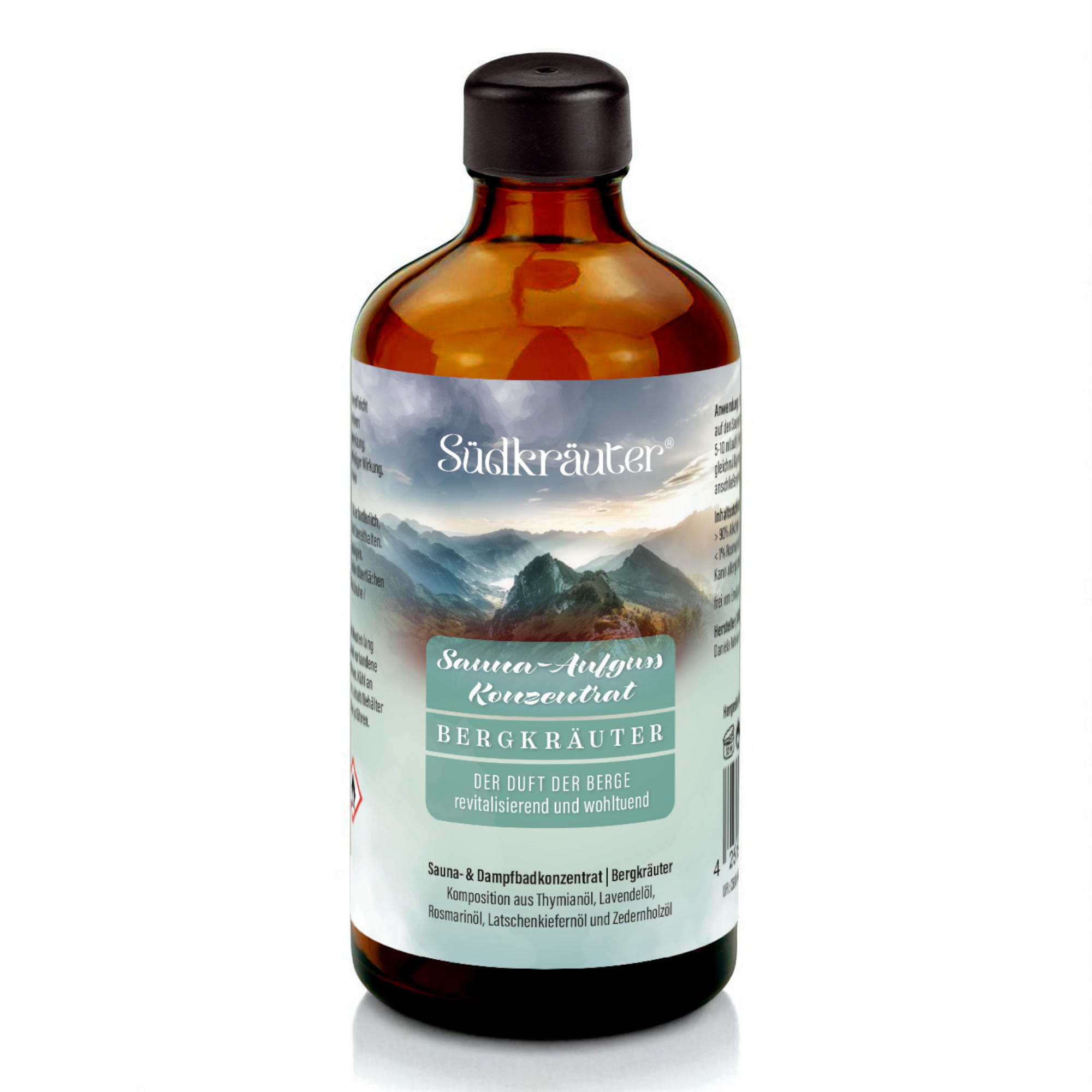 Saunaaufguss Sauna Duft Aufguss Konzentrat Bergkräuter 100ml