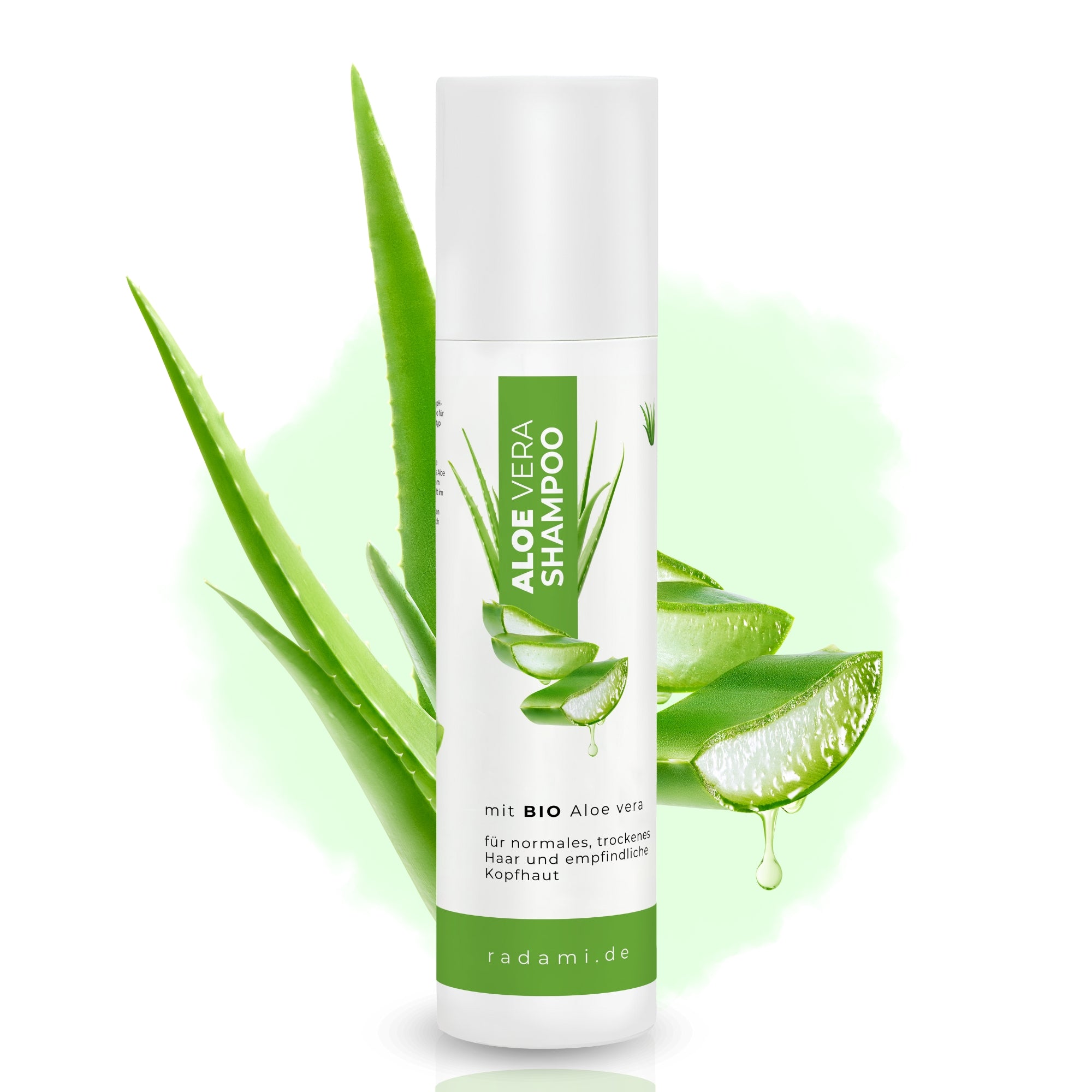 Aloe Vera Shampoo Bio AloeVera für trockenes Haar und empfindliche Kopfhaut 250 ml - Mimaro
