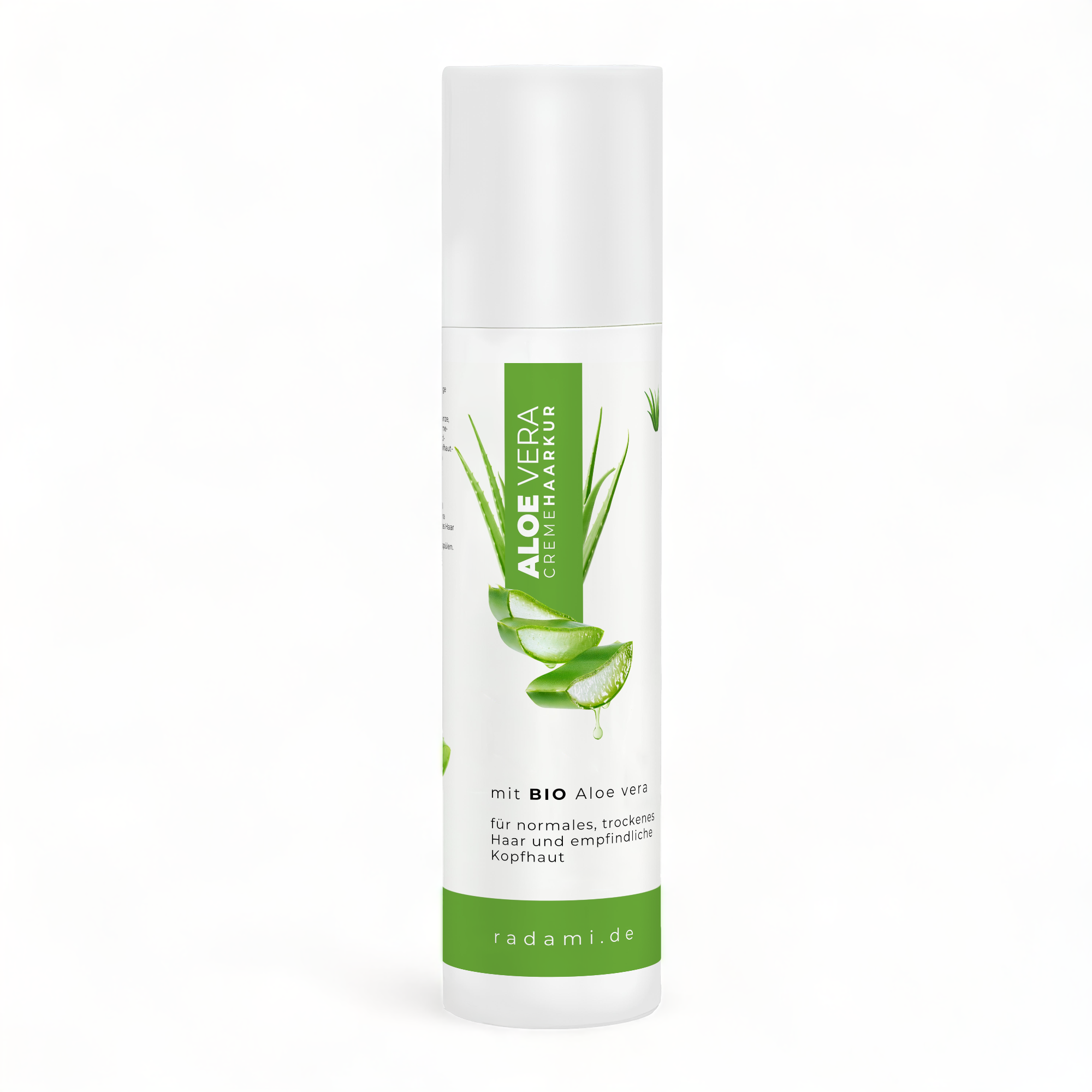 Aloe Vera Creme Haarkur Bio AloeVera für trockenes Haar und empfindliche Kopfhaut 250 ml - Mimaro