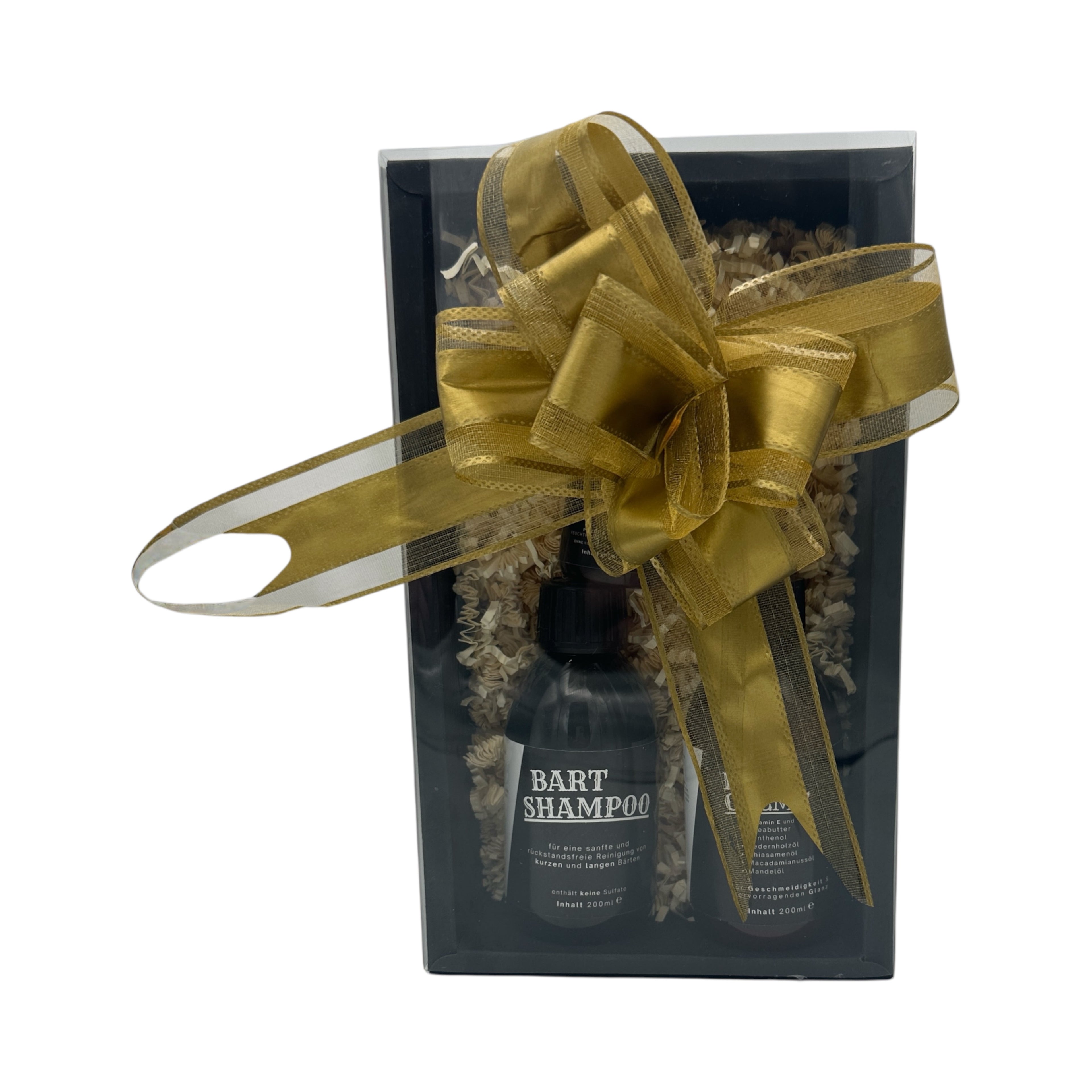 Bartpflege Geschenkbox – Bartshampoo, Bartcreme & Bartöl Pfefferminze