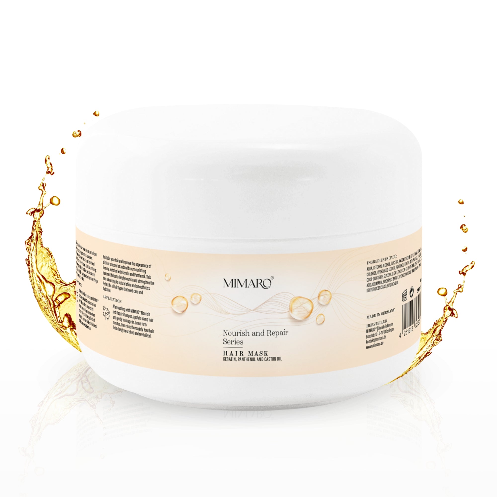Mimaro® Nourish & Repair Haarpflege Set – Für Seidig Glänzendes und Gesund aussehendes Haar