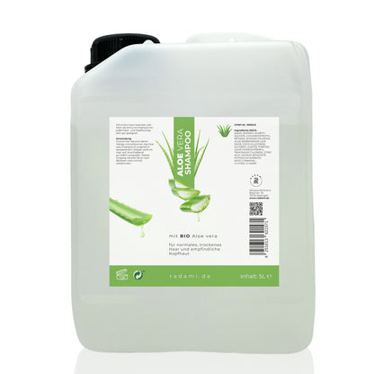 Aloe Vera Shampoo Bio AloeVera für trockenes Haar und empfindliche Kopfhaut 5 Liter - Mimaro