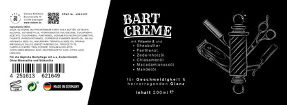 Bartpflege Geschenkbox – Bartshampoo, Bartcreme &amp; Bartöl Pfefferminze