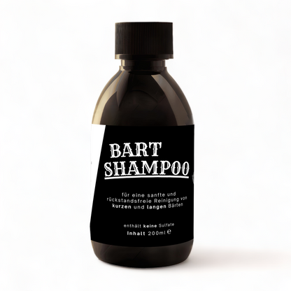 Bartshampoo Bart Shampoo für tägliche Bartpflege 200ml - Mimaro