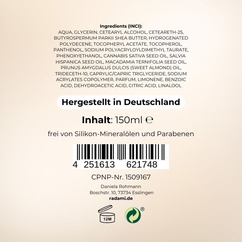 Duschöl Bodybutter Pflege SET Duschbad je150ml - Mimaro