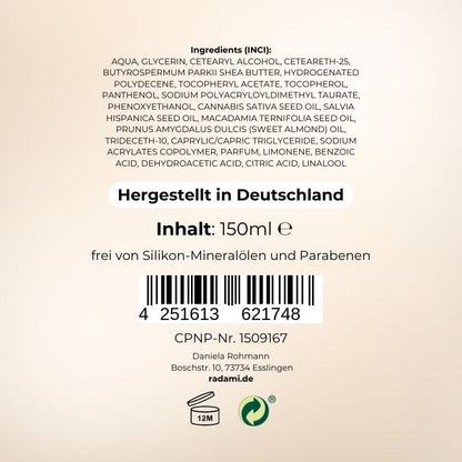 Duschöl Bodybutter Pflege SET Duschbad je150ml - Mimaro