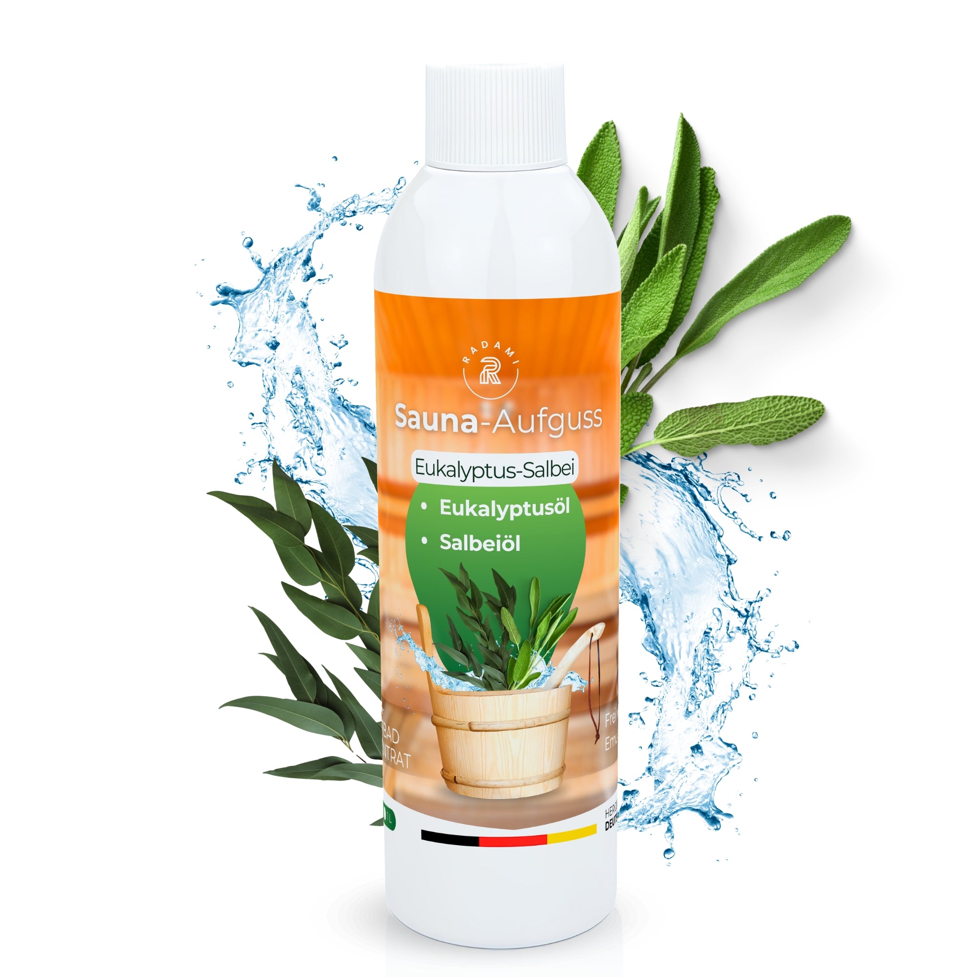 Saunaduft Saunaaufguss Sauna Duft Aufguss Konzentrat Eukalyptus Salbei 250ml