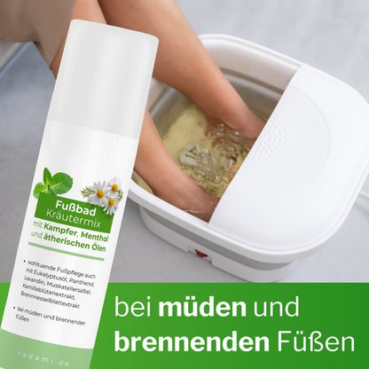 Fußbad Badezusatz für Fußbäder Kräutermix 150ml - Mimaro