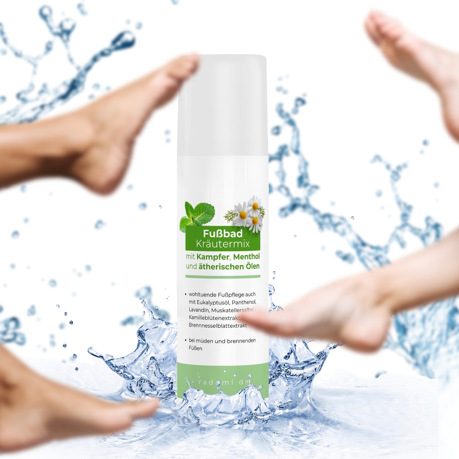 Fußbad Badezusatz für Fußbäder Kräutermix 150ml - Mimaro