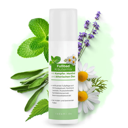 Fußbad Badezusatz für Fußbäder Kräutermix 150ml - Mimaro