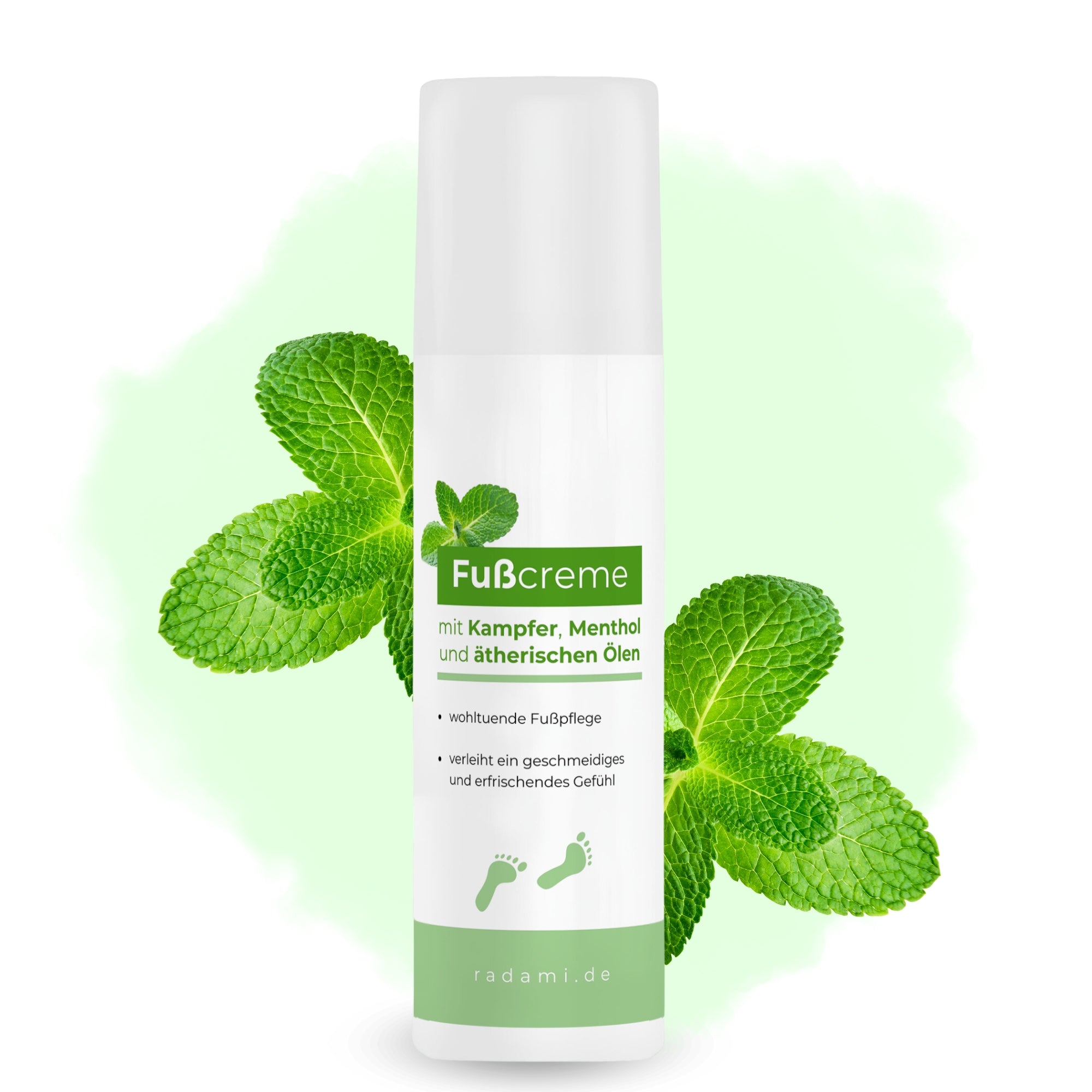 Fußcreme Fußpflege Creme mit ätherischen Ölen 150ml - Mimaro