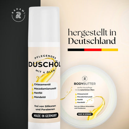Duschöl Bodybutter Pflege SET Duschbad je150ml