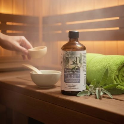 Saunaduft Saunaaufguss Sauna Duft Aufguss Konzentrat Eukalyptus Salbei 100ml